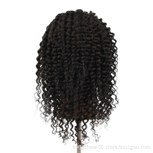 Cheap training head  hand tied  braiding female real human and ainmal mannequin head for salon and school real hair estension